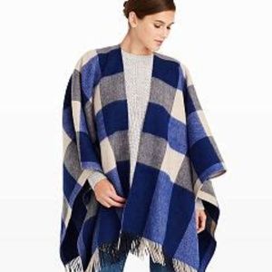 Daylina Plaid Shawl Club Monaco OS